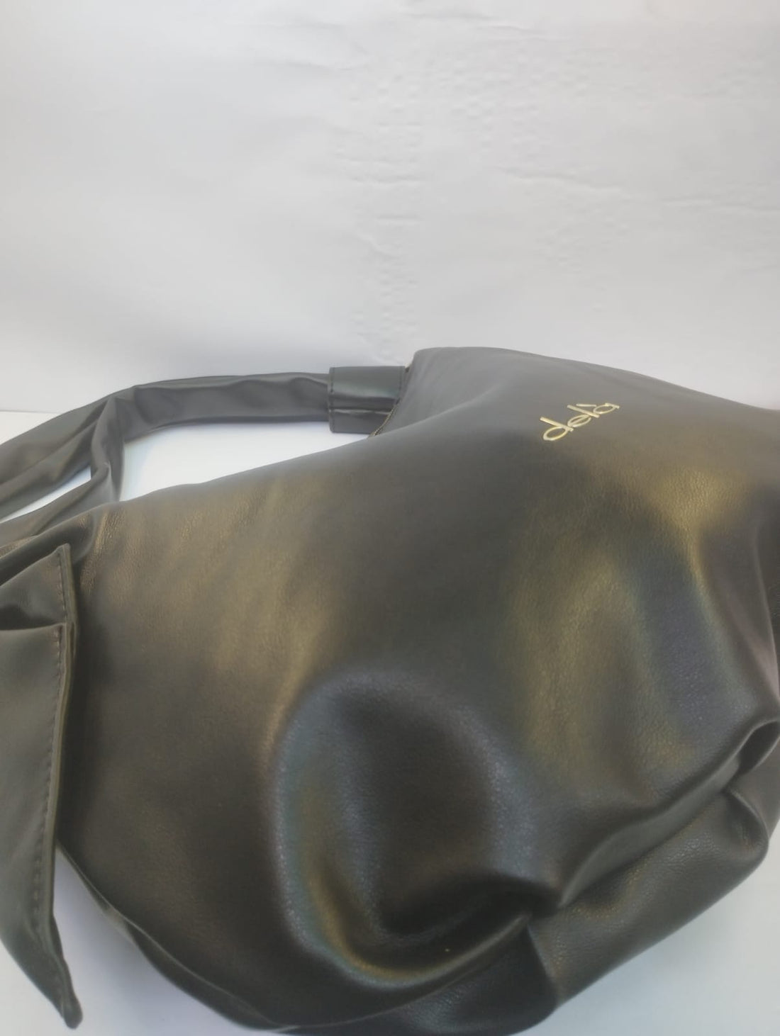 Luxury Black Hobo Shoulder Bag for Women