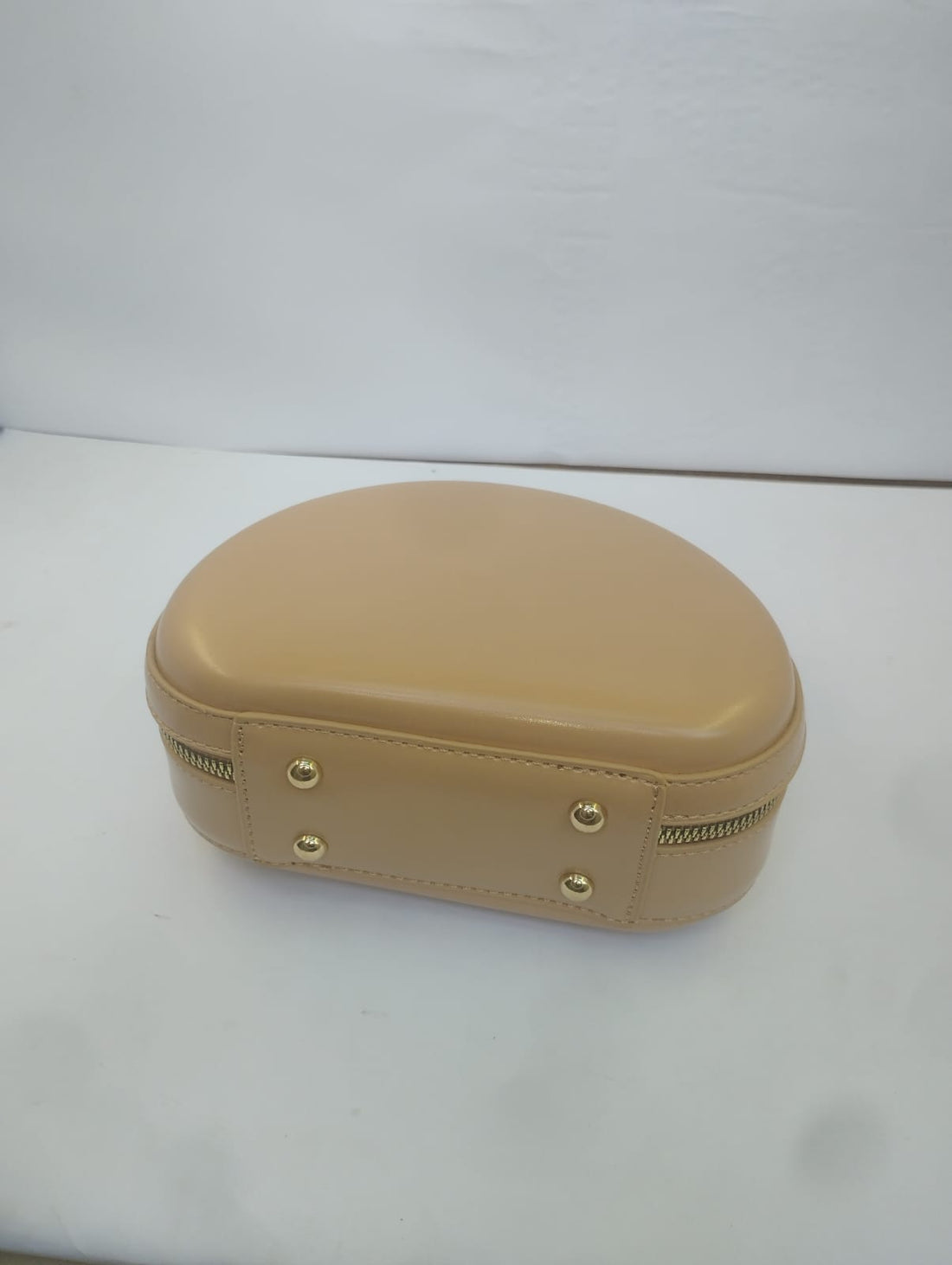 Luxury Round Beige Crossbody Mini Bag for Women