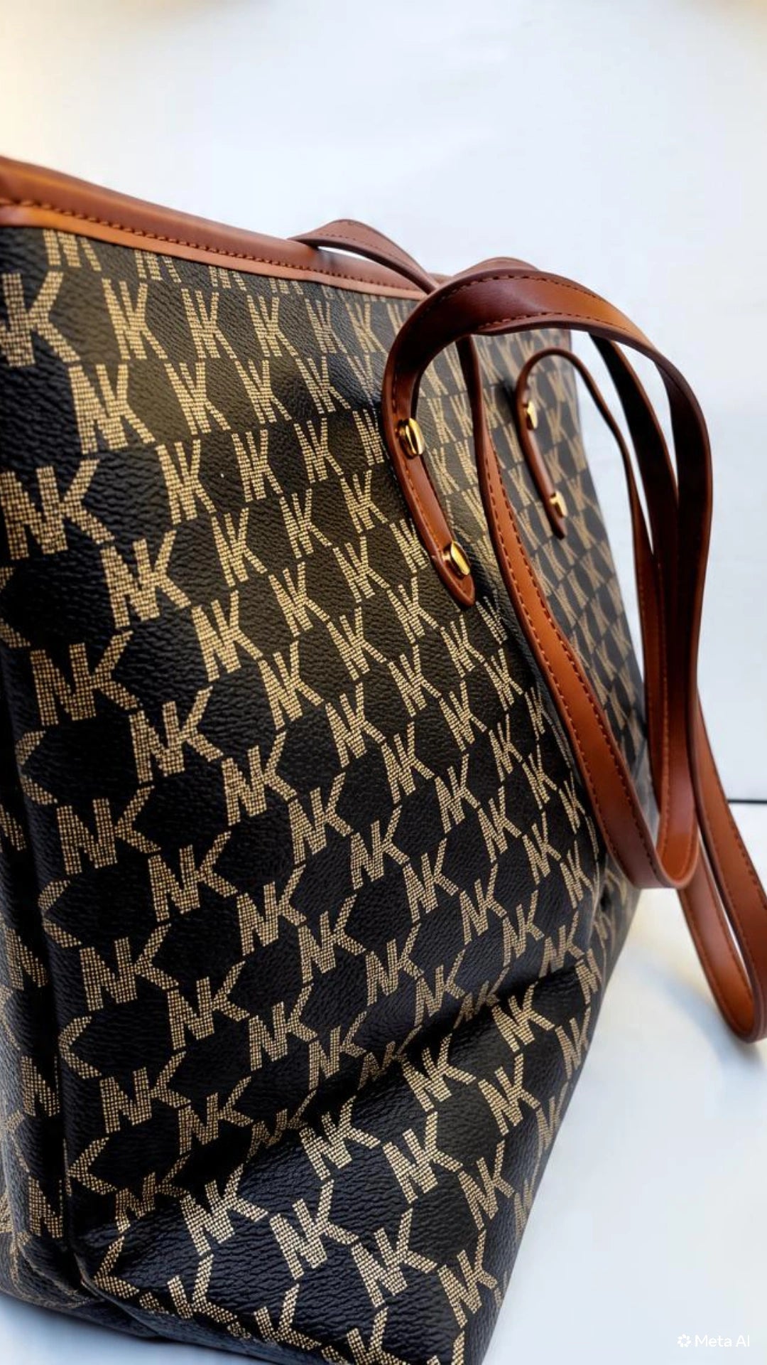 Luxury Brown Monogram Tote Bag for Women